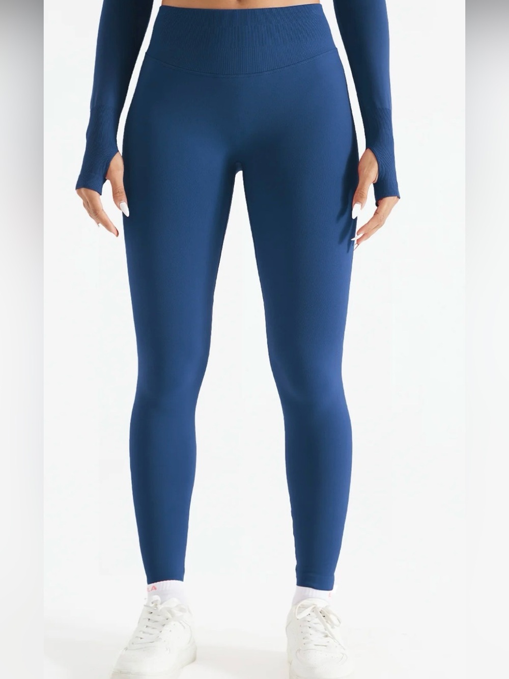 Aurola Influence Workout Butt Scrunch Leggings Ensign Blue size Small